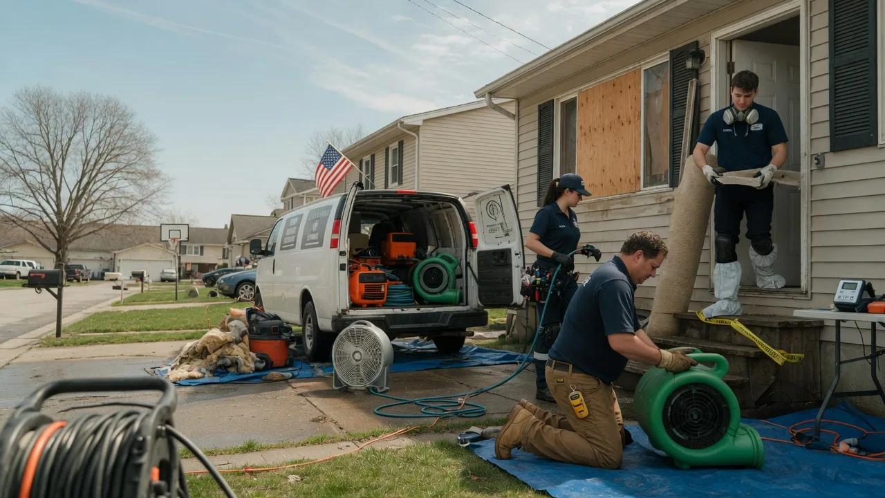 Water Damage Restoration in Lincolnville, KS near me
